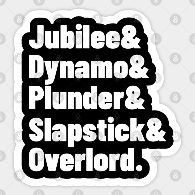 WWII Operation Codenames European Eastern Front Sticker by Yesteeyear